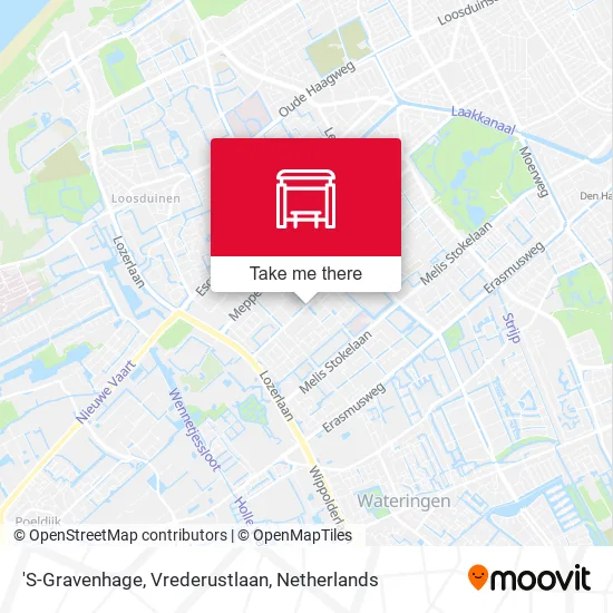 'S-Gravenhage, Vrederustlaan map