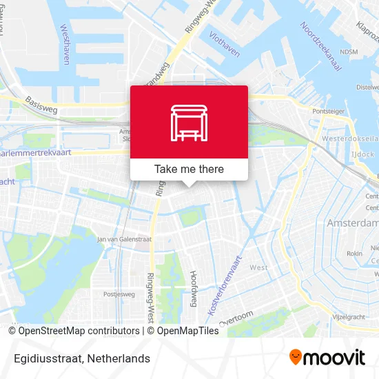 Egidiusstraat Karte