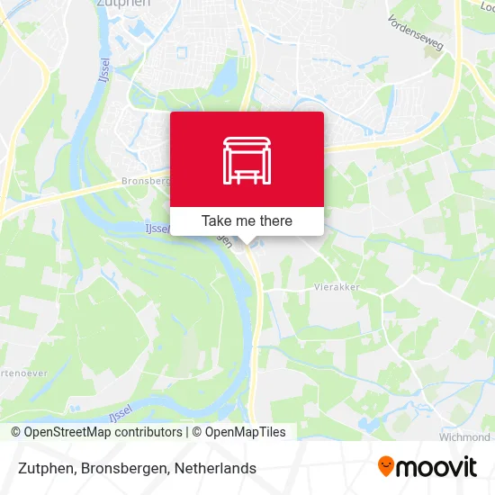 Zutphen, Bronsbergen map
