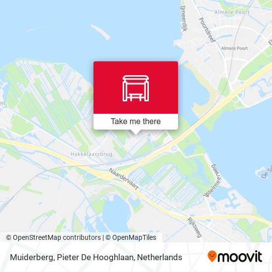 Muiderberg, Pieter De Hooghlaan map