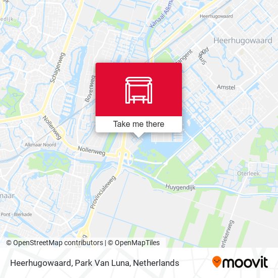 Heerhugowaard, Park Van Luna map