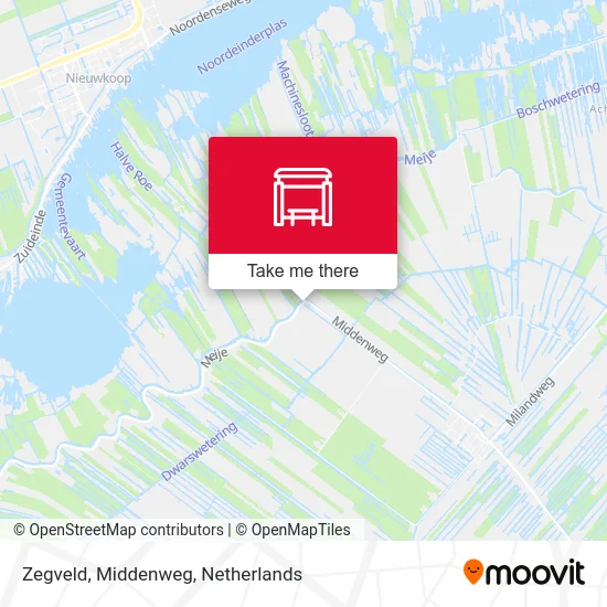 Zegveld, Middenweg map