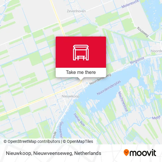 Nieuwkoop, Nieuwveenseweg map