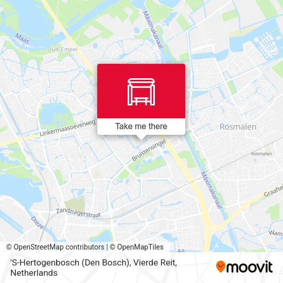 'S-Hertogenbosch (Den Bosch), Vierde Reit map