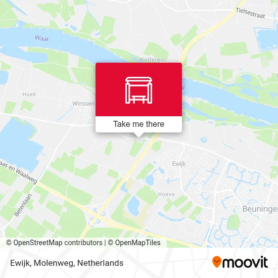 Ewijk, Molenweg map