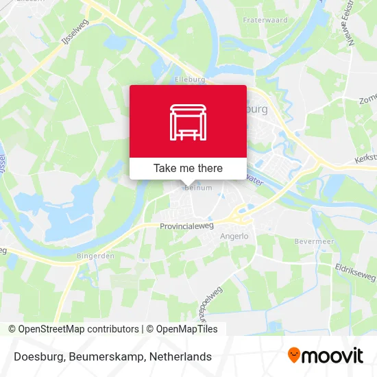 Doesburg, Beumerskamp map