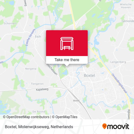 Boxtel, Molenwijkseweg map