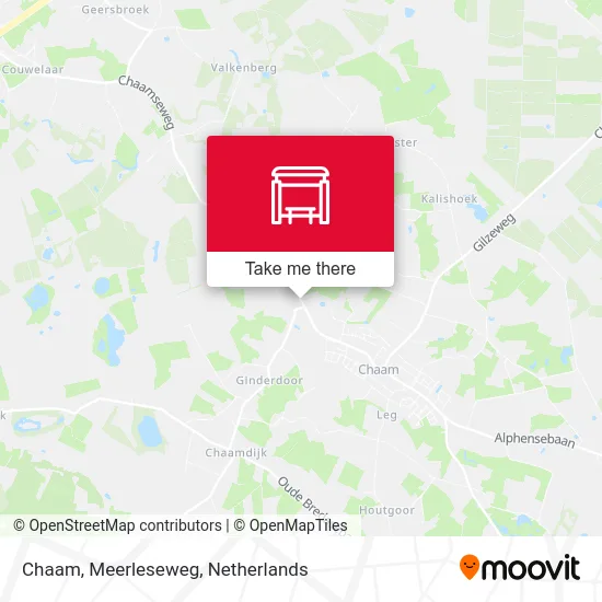 Chaam, Meerleseweg map