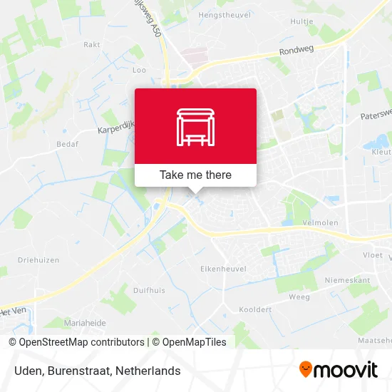 Uden, Burenstraat map