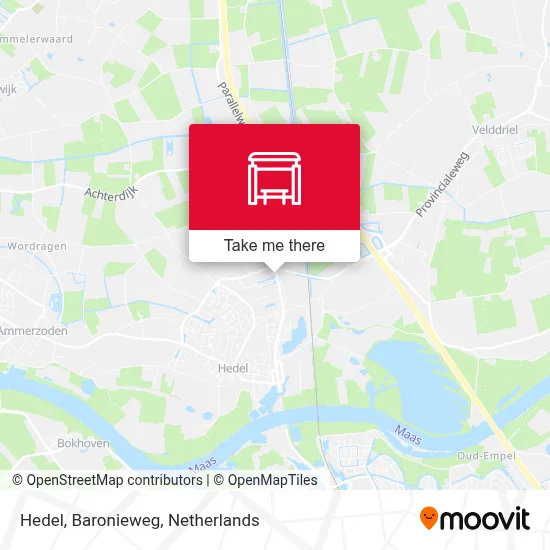 Hedel, Baronieweg map