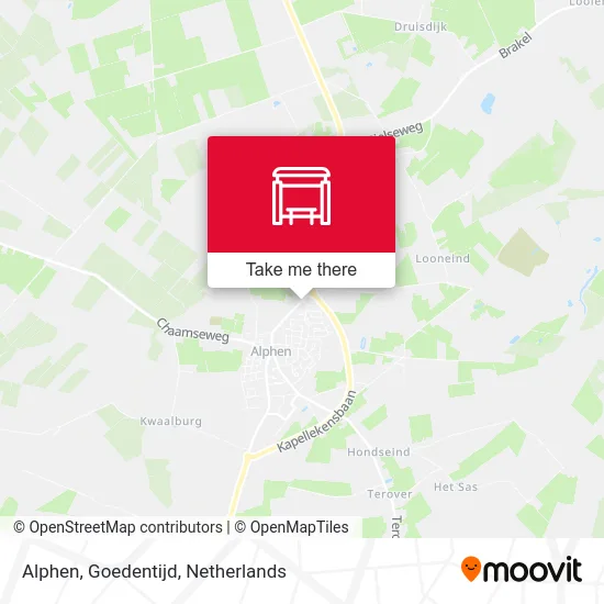 Alphen, Goedentijd map
