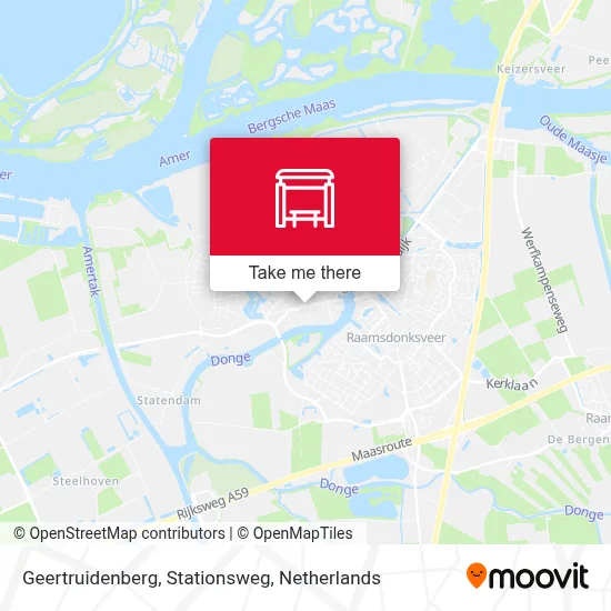 Geertruidenberg, Stationsweg map