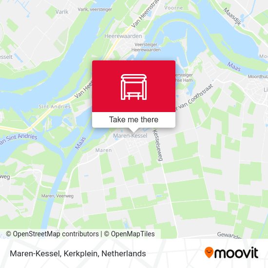 Maren-Kessel, Kerkplein map