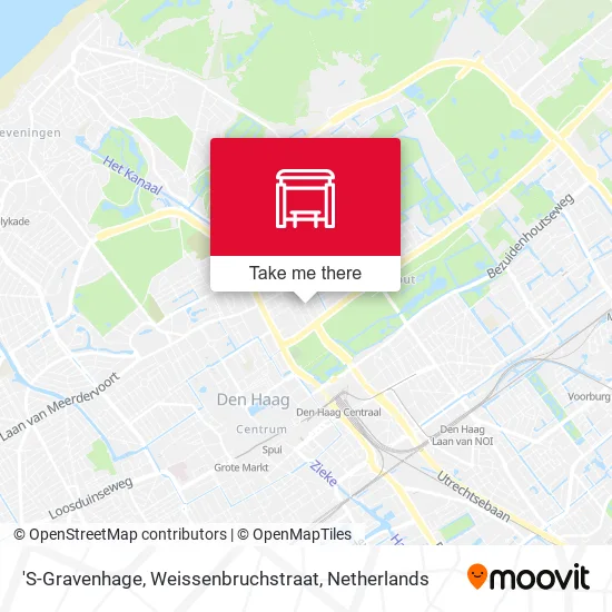 'S-Gravenhage, Weissenbruchstraat map