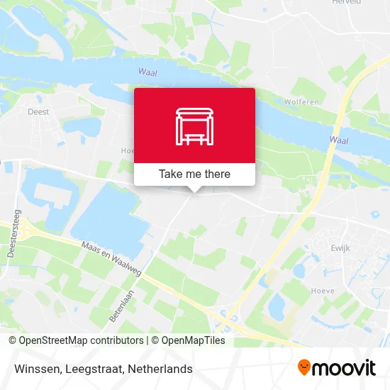 Winssen, Leegstraat map