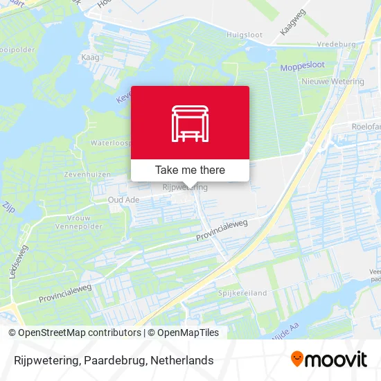 Rijpwetering, Paardebrug map