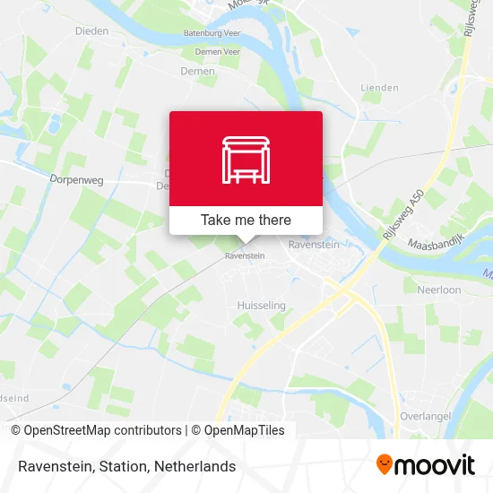 Ravenstein, Station map