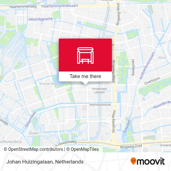Johan Huizingalaan map