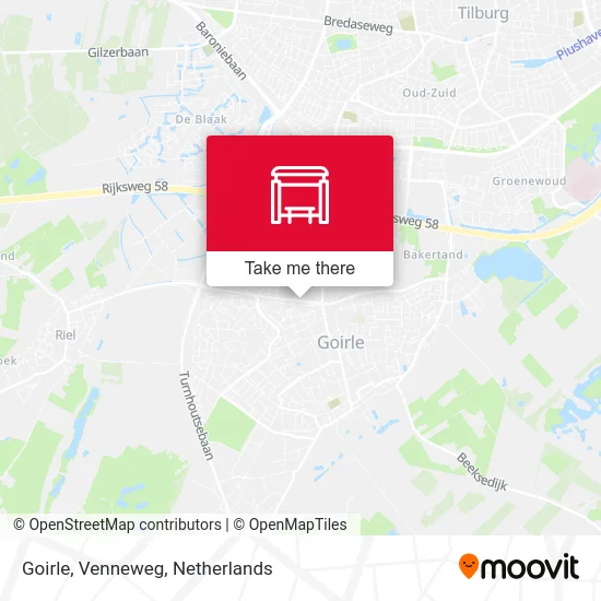 Goirle, Venneweg map