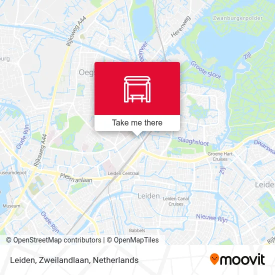 Leiden, Zweilandlaan map