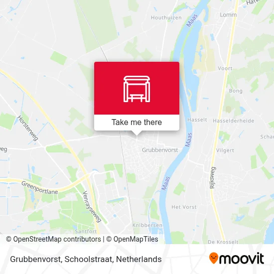 Grubbenvorst, Schoolstraat map