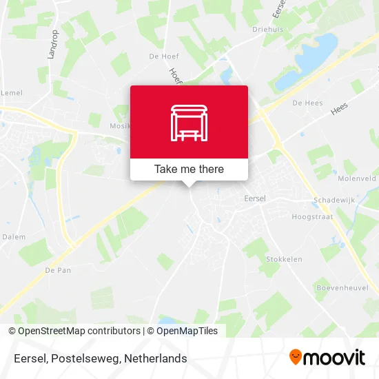 Eersel, Postelseweg map