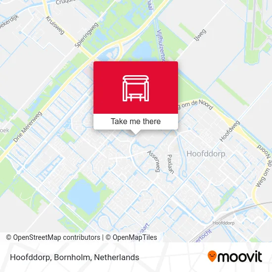 Hoofddorp, Bornholm map