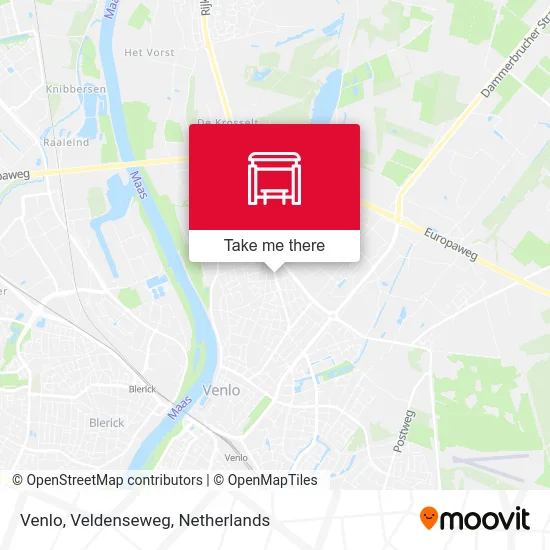 Venlo, Veldenseweg map