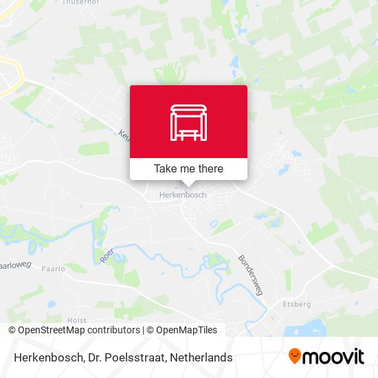 Herkenbosch, Dr. Poelsstraat map