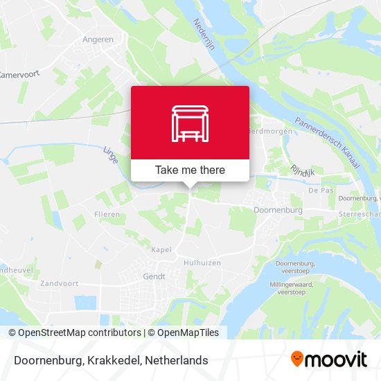 Doornenburg, Krakkedel map