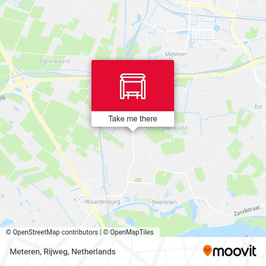 Meteren, Rijweg map
