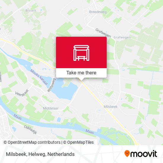 Milsbeek, Helweg map