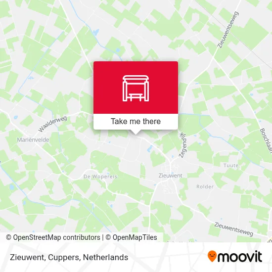 Zieuwent, Cuppers map