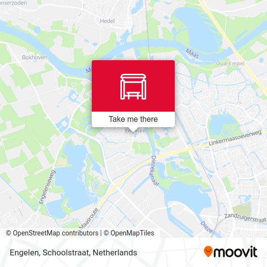 Engelen, Schoolstraat map