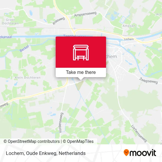 Lochem, Oude Enkweg map