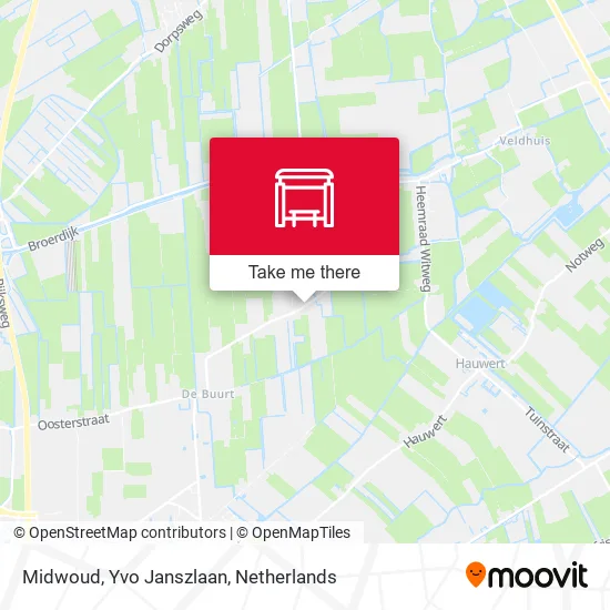Midwoud, Yvo Janszlaan map