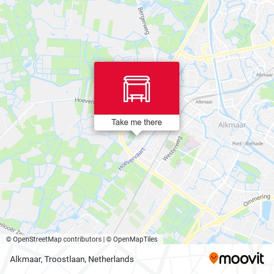 Alkmaar, Troostlaan map