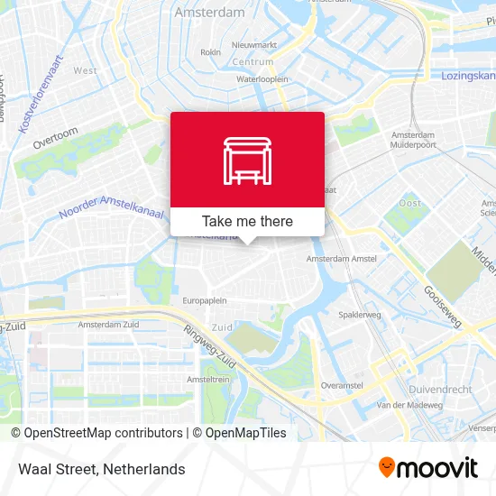 Waalstraat Karte