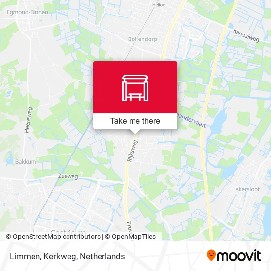 Limmen, Kerkweg map
