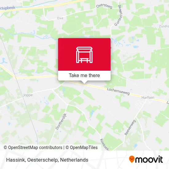 Hassink, Oesterschelp map
