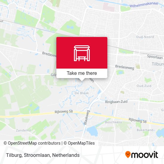 Tilburg, Stroomlaan map