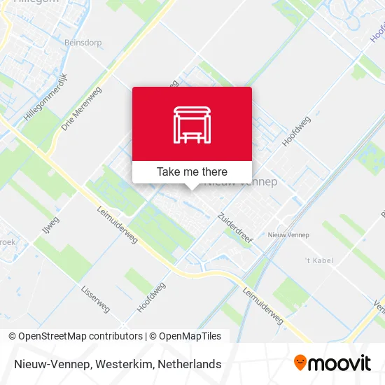 Nieuw-Vennep, Westerkim map