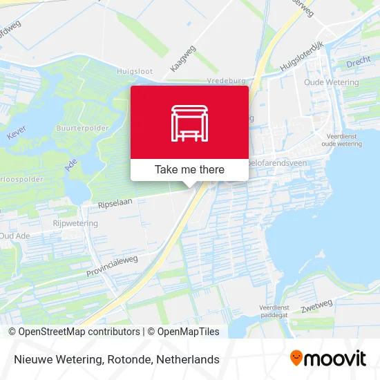Nieuwe Wetering, Rotonde map