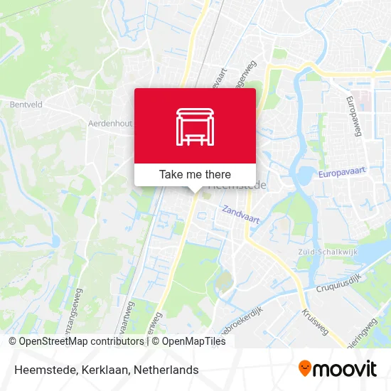 Heemstede, Kerklaan map