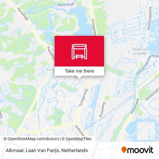 Alkmaar, Laan Van Parijs map