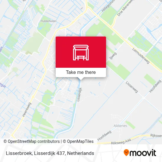 Lisserbroek, Lisserdijk 437 map
