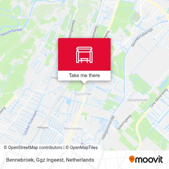 Bennebroek, Ggz Ingeest map