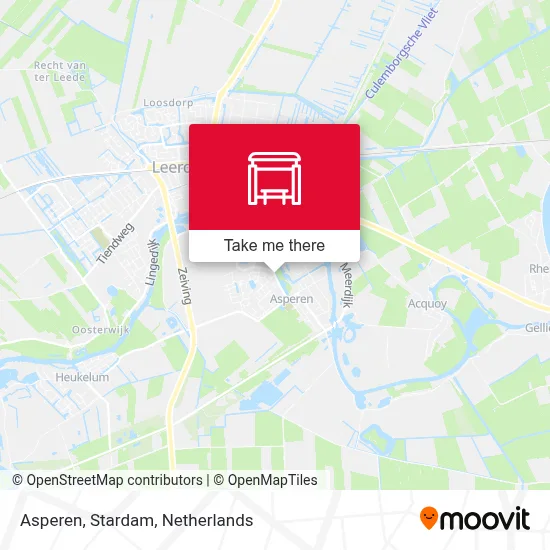 Asperen, Stardam map