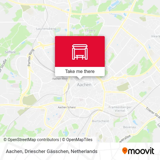 Aachen, Driescher Gässchen map