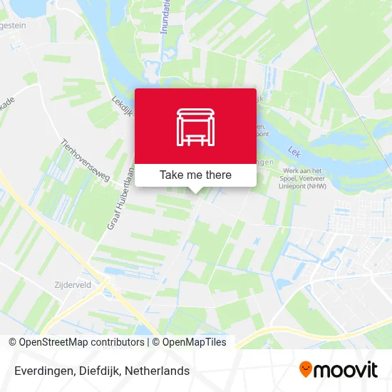 Everdingen, Diefdijk map